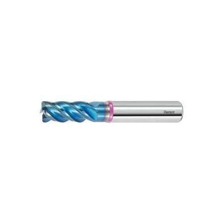 Garant Master Steel Solid Carbide Torus End Mill, TiAlN Coated, 8/0.5 mm 206364 8/0,5